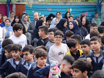مراسم بازگشایی دبستان پسرانه سماء شهرستان چالوس