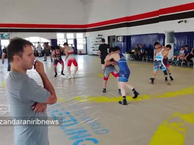 اردوی تیم ملی کشتی فرنگی در چالوس برگزار شد