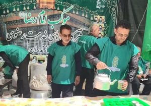مازندران رتبه نخست کشور در مواکب میان‌راهی رضوی