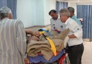 نجات مرد ۶۵ ساله بابلی از داخل دره، پس از ۵ ساعت نفس‌گیر