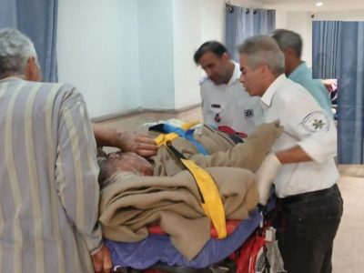 نجات مرد ۶۵ ساله بابلی از داخل دره، پس از ۵ ساعت نفس‌گیر
