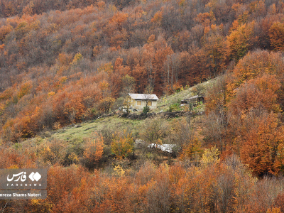 طبیعت پاییزی در مناطق کوهستانی چالوس
