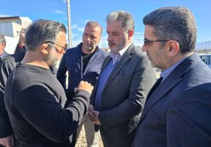 بازدید فرماندار چالوس از پروژه فاز ۳ رینگ ۲ شهری چالوس