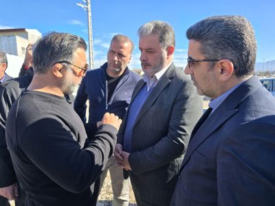 بازدید فرماندار چالوس از پروژه فاز ۳ رینگ ۲ شهری چالوس