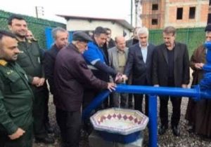 افتتاح دو طرح آبرسانی روستایی در چالوس