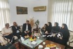 عیادت طوسی از فرماندار اسبق فریدونکنار و همکار پیشکسوت وزارت کشور در چالوس